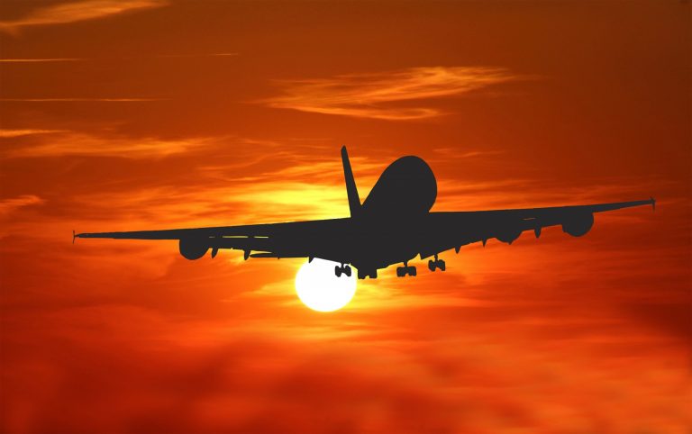 airplane-sunset-travel